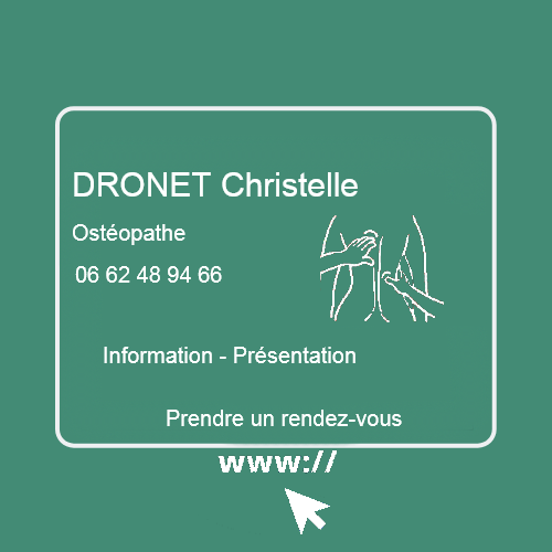 Bouton / Lien pour prendre rendez vous en ligne avec l'Ostheopathe 06 62 48 94 66